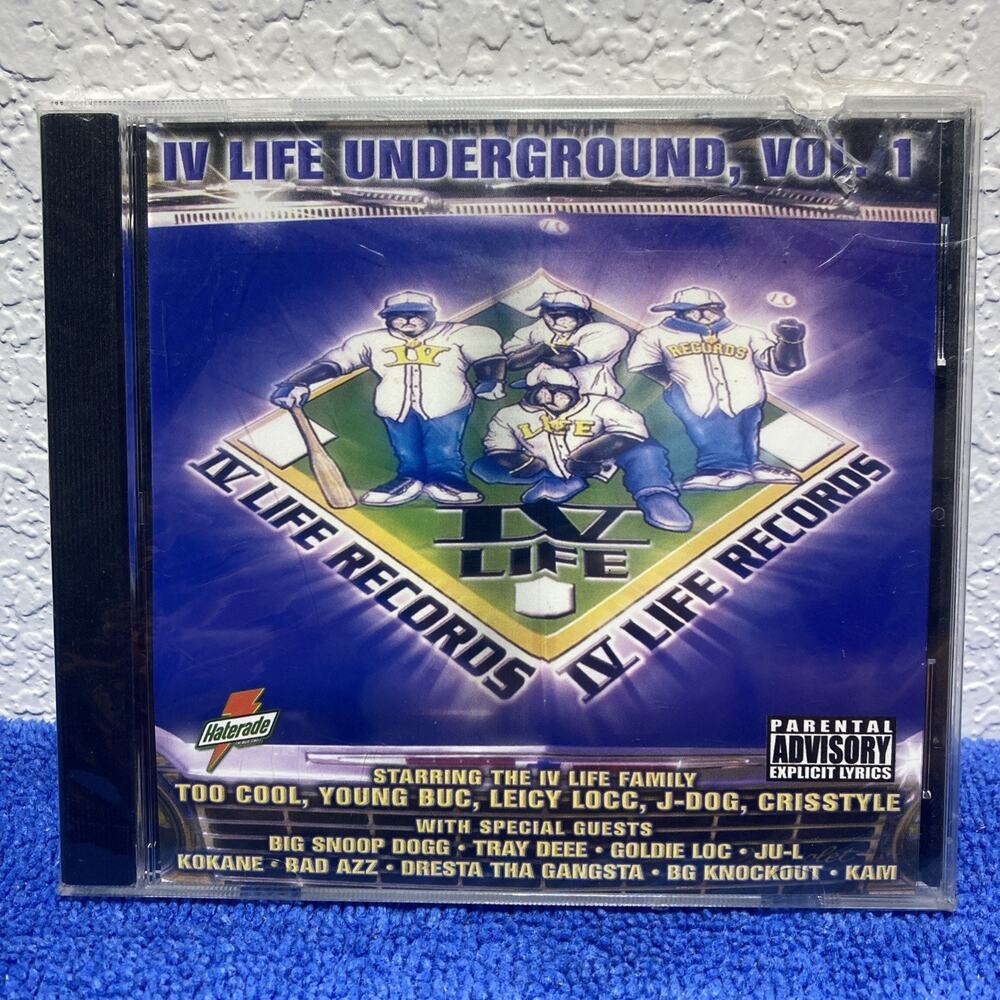 IV Life Underground Vol 1 CD 2002 West Coast Hip Hop IV Life Records